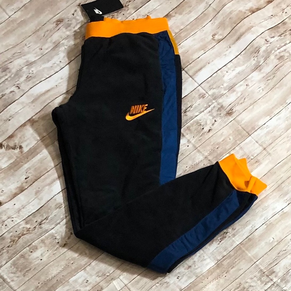 NIKE Women’s Sportswear Polar Pants Black/Blue CJ4934-010 Sz S - Picture 2 of 9